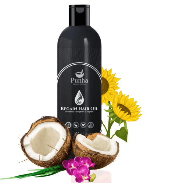 Punha Herbal Regain Hair Oil - Image 2