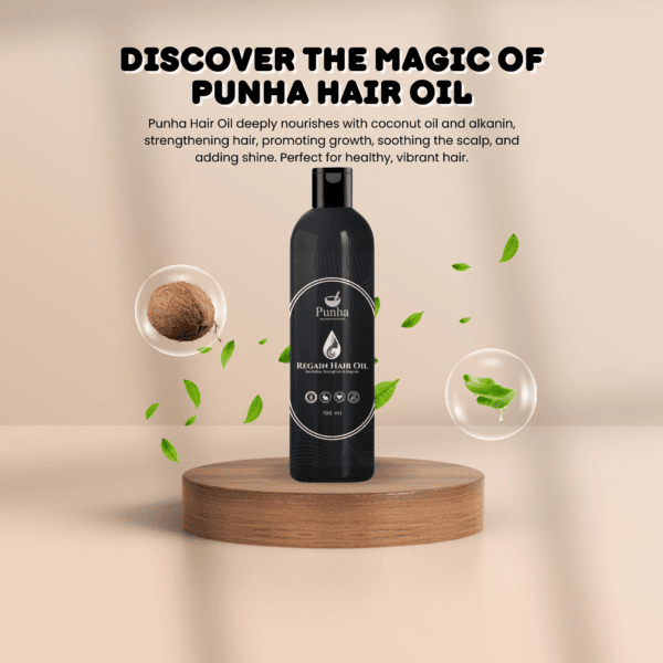 Punha Herbal Regain Hair Oil - Image 3