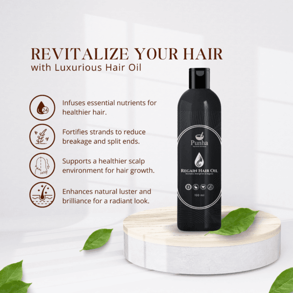 Punha Herbal Regain Hair Oil - Image 5