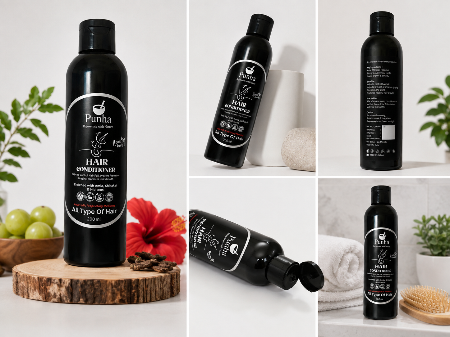 Punha Herbal Hair Conditioner For Hair Fall - Image 3